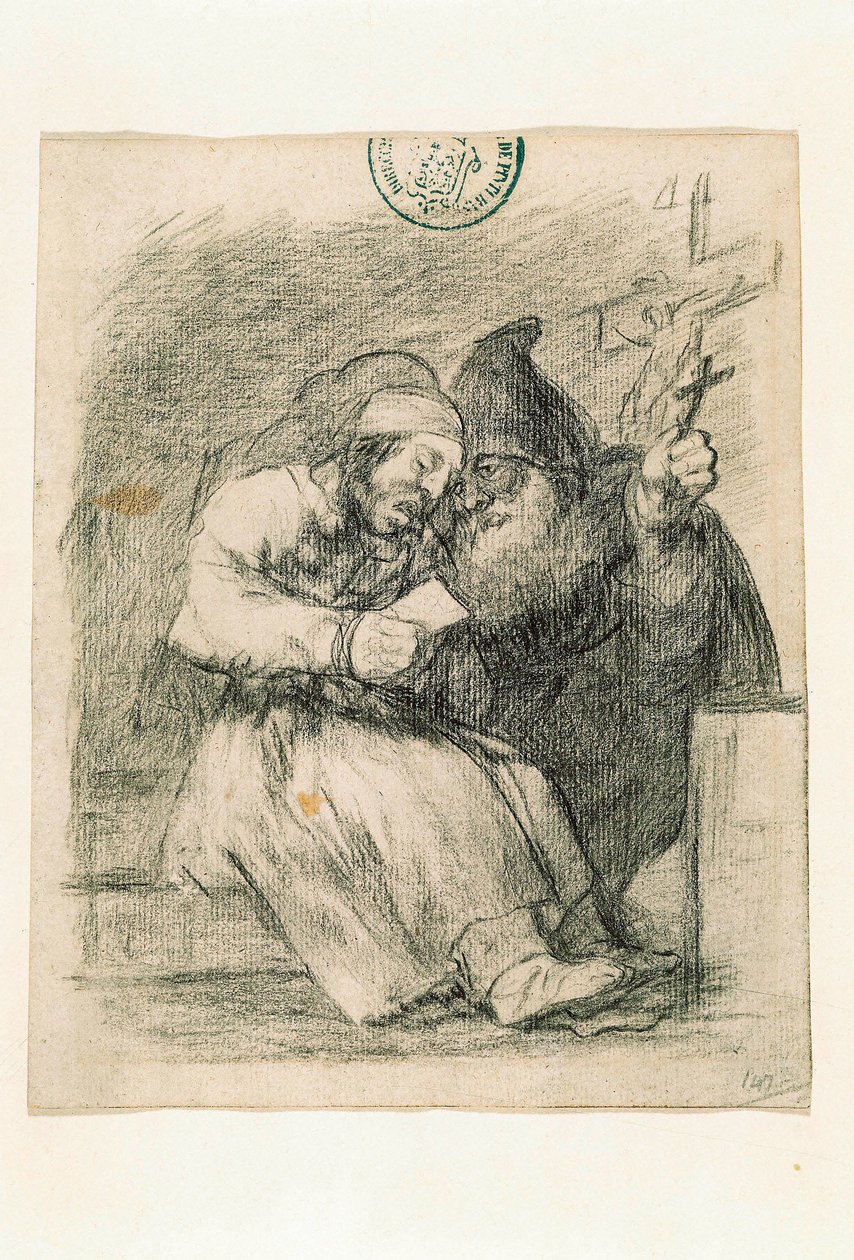 Lo sta aiutando a morire bene da Francisco de Goya