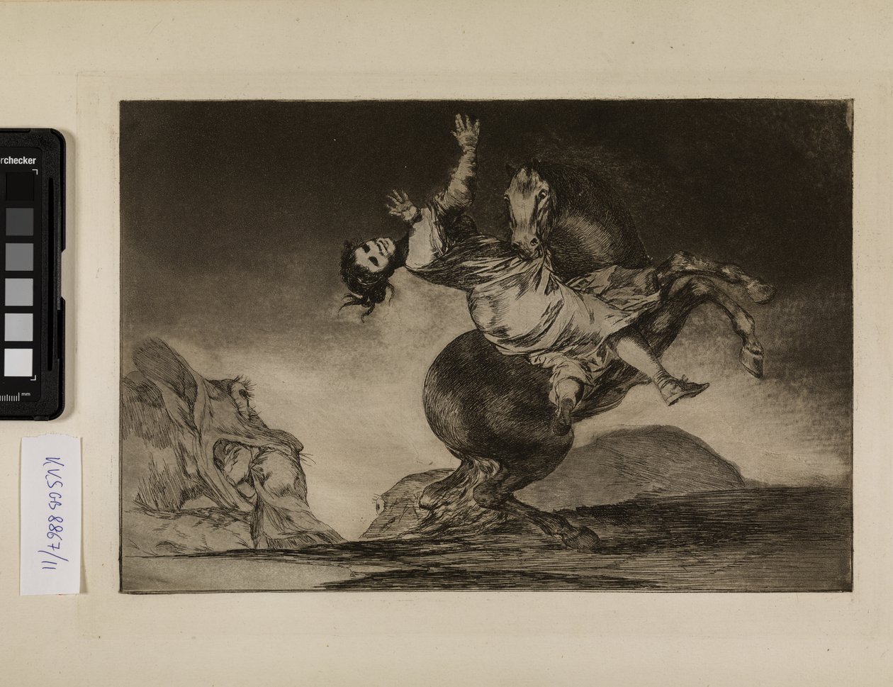 Il rapitore di cavalli (Una donna e un cavallo, lascia che un altro li domi) da Francisco de Goya
