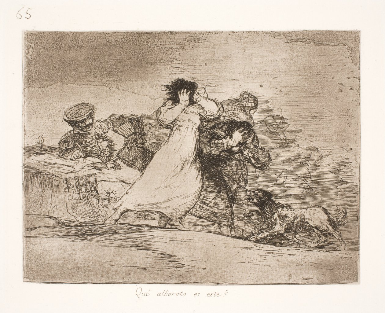 Cosa significa questa confusione? (65) da Francisco de Goya
