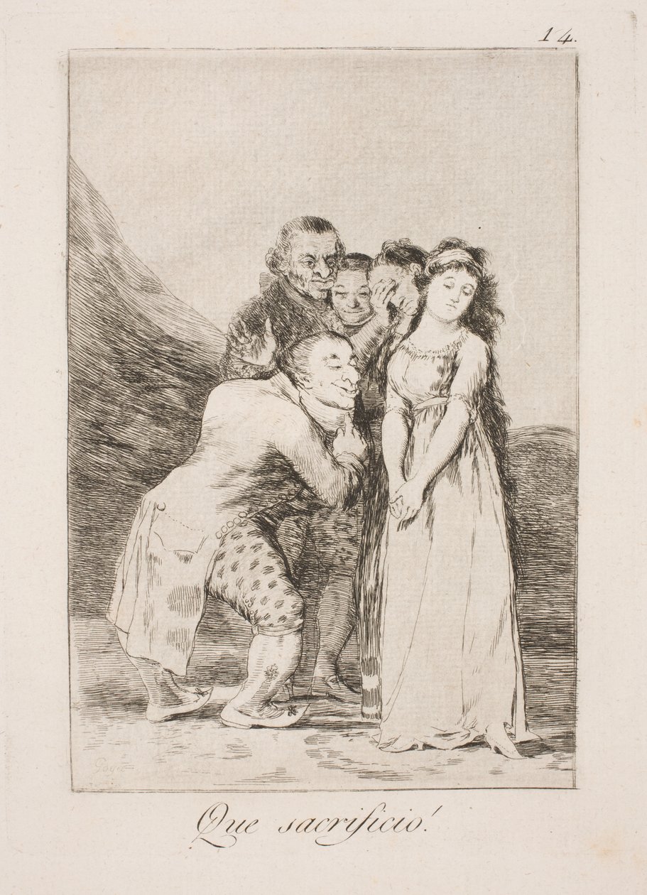 Quale offerta da Francisco de Goya