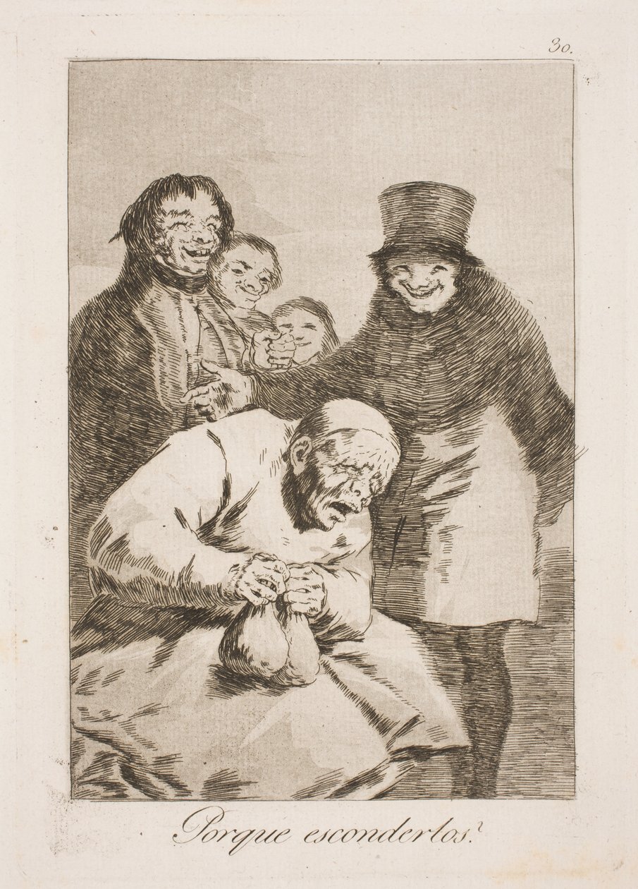 Perché nasconderli? da Francisco de Goya