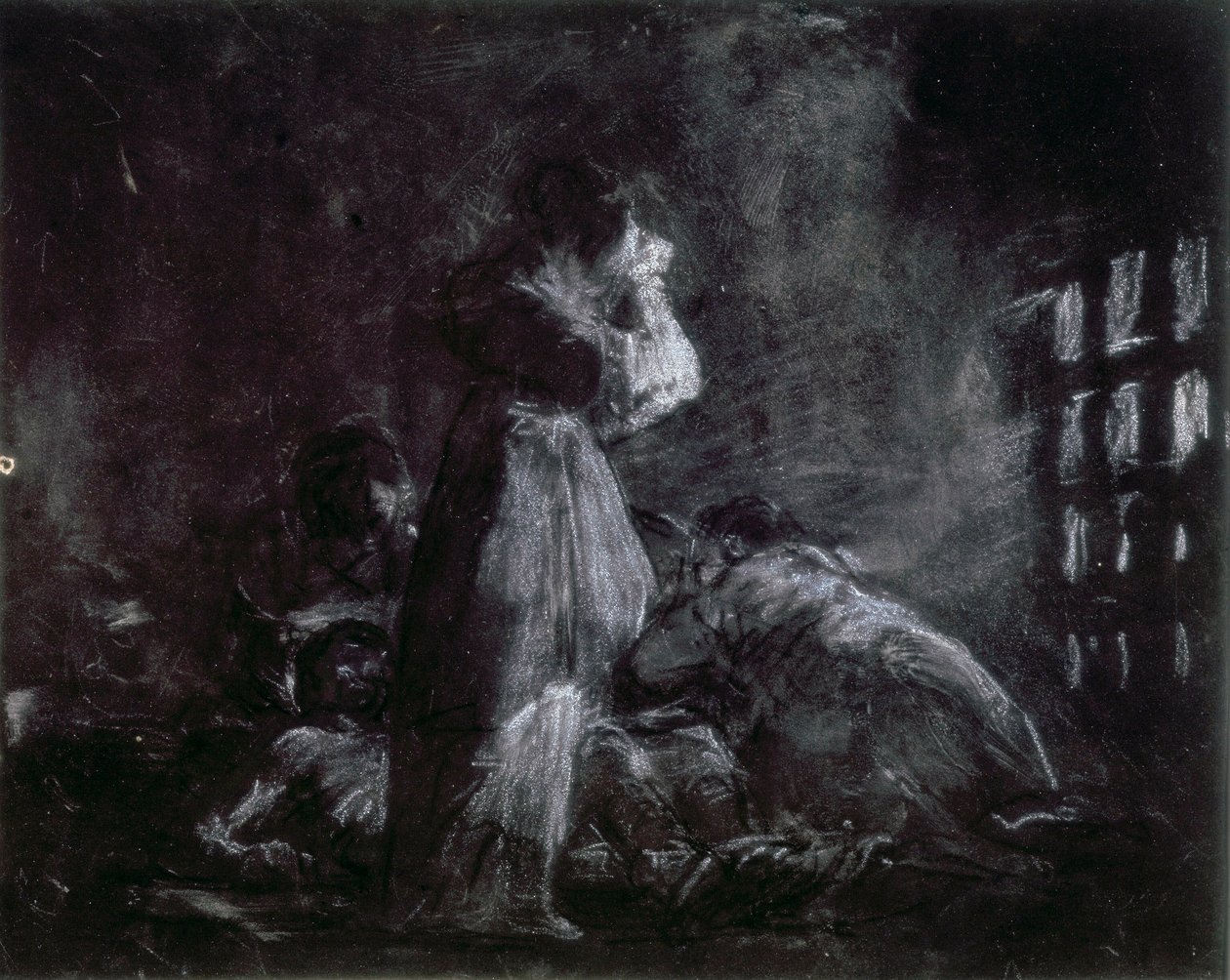 Interno di una prigione da Francisco de Goya