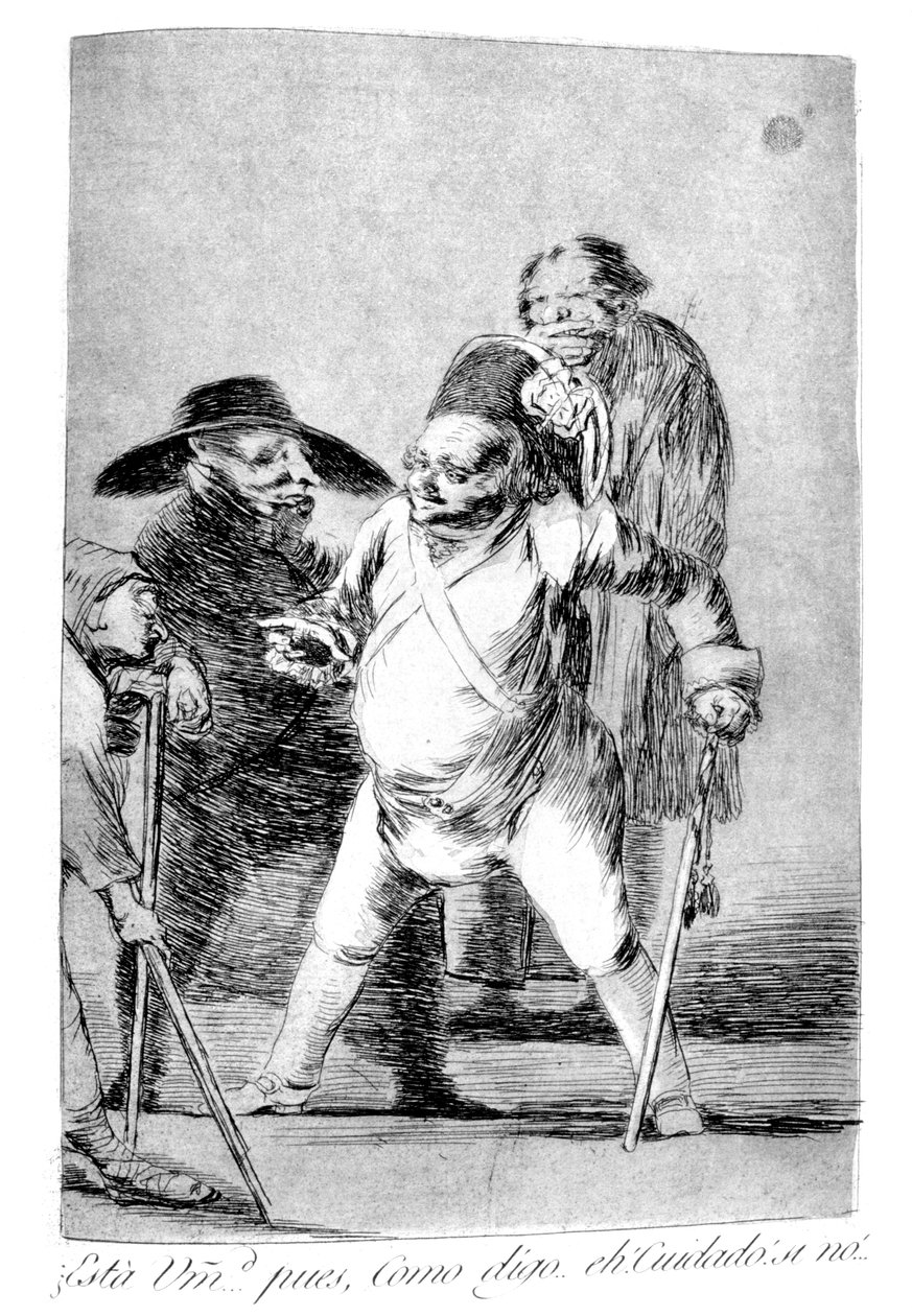 È questa la vostra Eccellenza, 1799 da Francisco de Goya