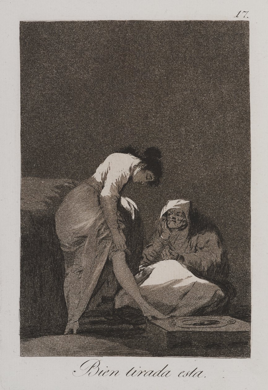 È ben tesa (Bien tirada está) da Francisco de Goya