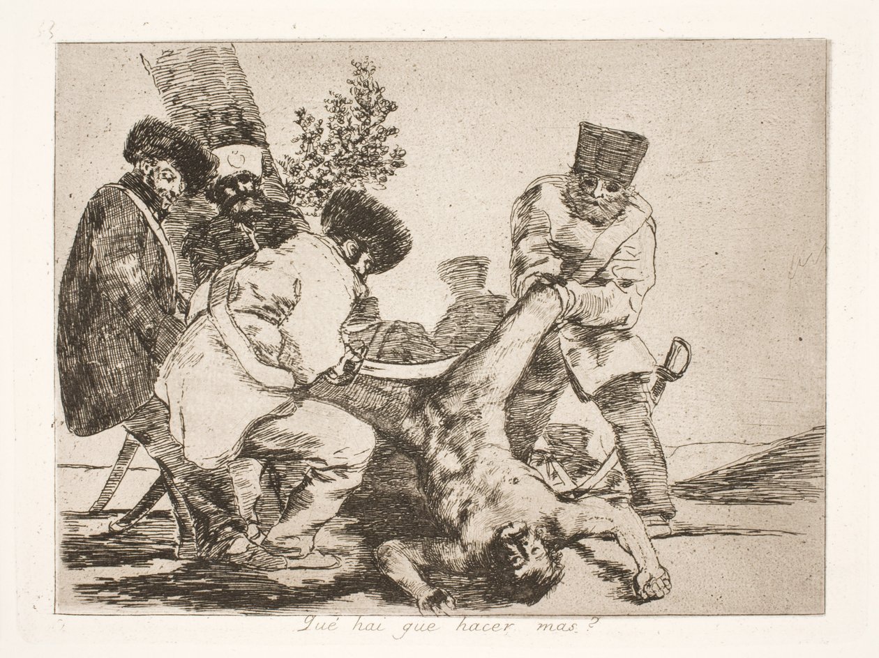 Si può fare di più? (33) da Francisco de Goya