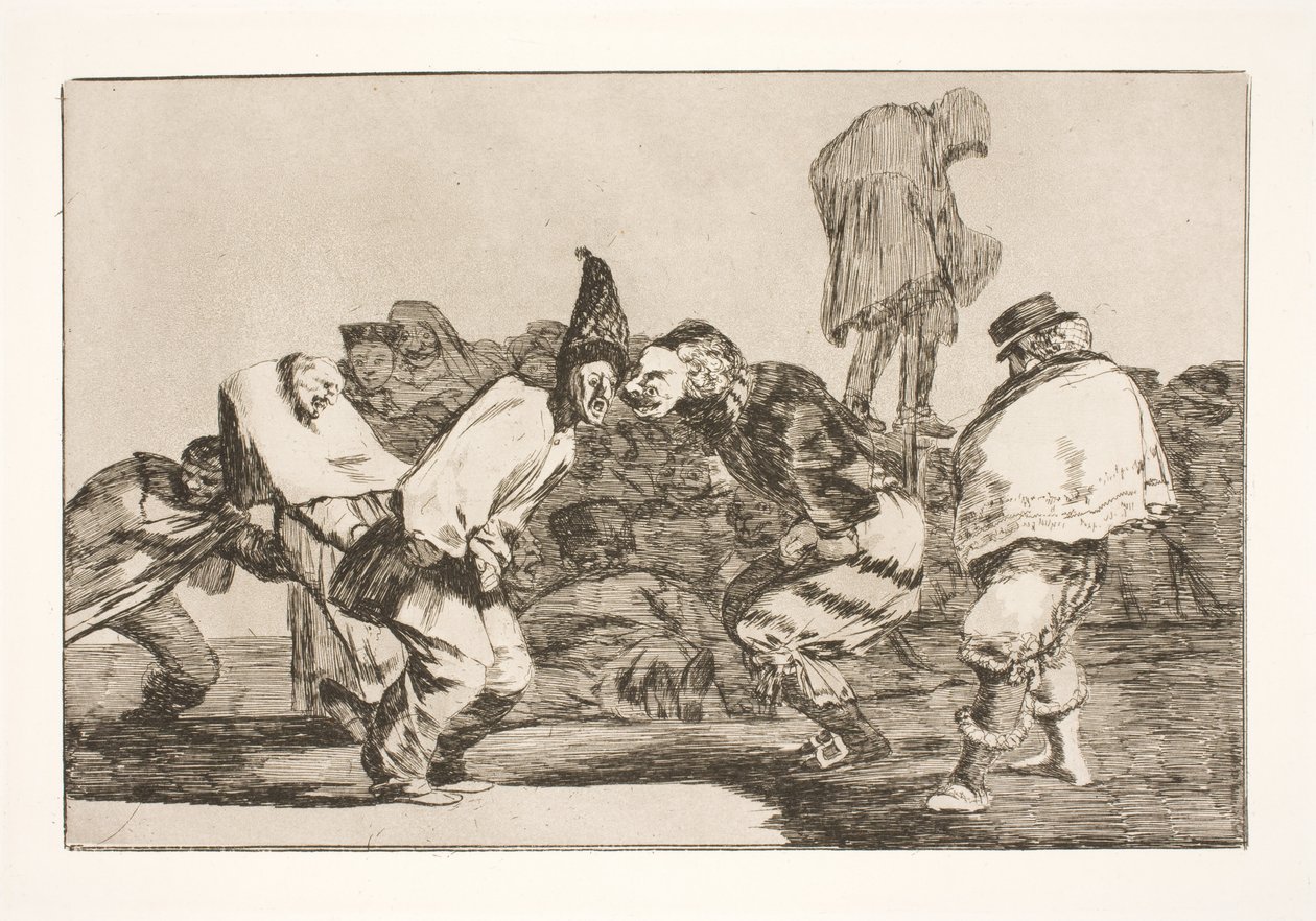 La follia del carnevale (Divertiti, carnevale, perché domani sarà cenere) da Francisco de Goya