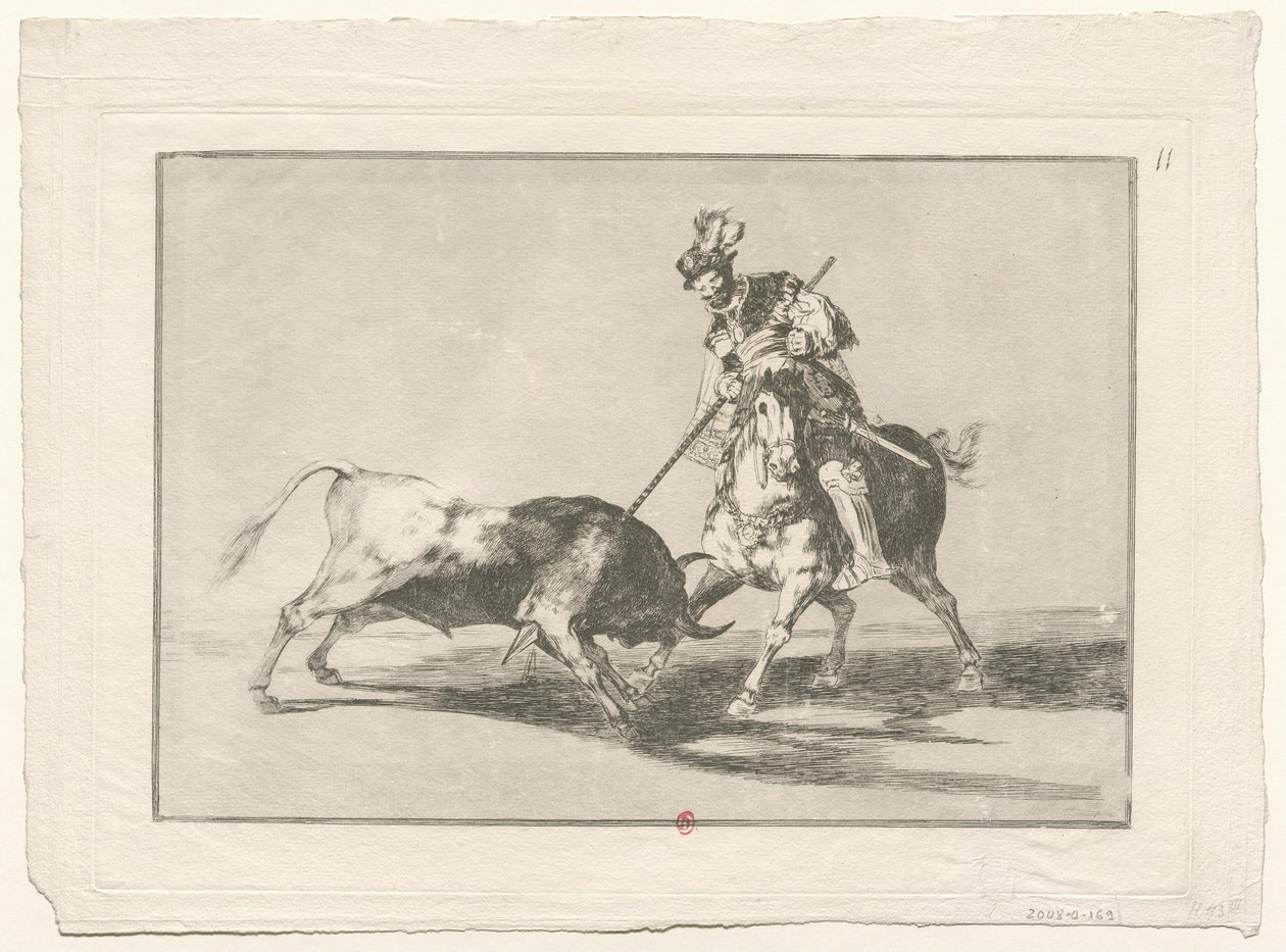 La tauromachia, n. 11 da Francisco de Goya