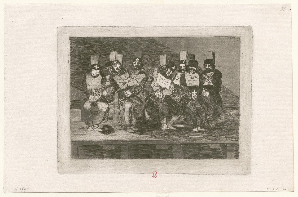 I disastri della guerra, tavola 35: Non si può sapere perché da Francisco de Goya