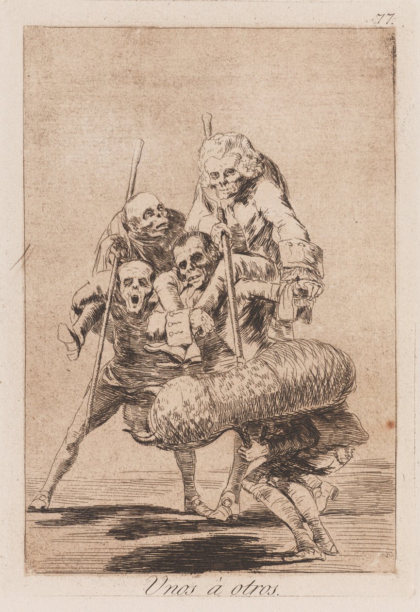 Finta Corrida, fine XVIII-inizio XIX secolo da Francisco de Goya