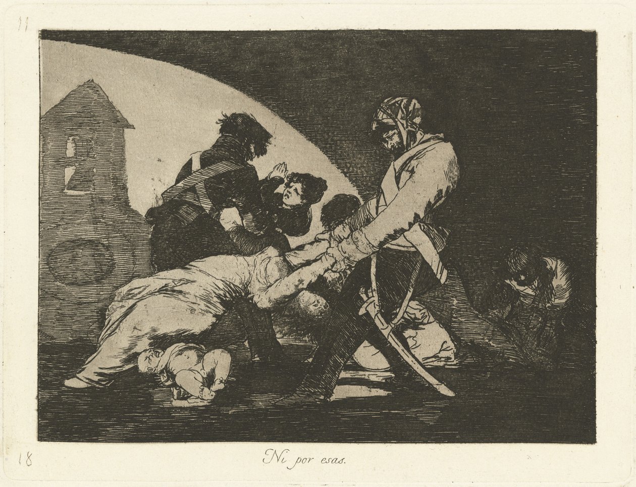 Ni por esas (Neanche Queste) da Francisco de Goya
