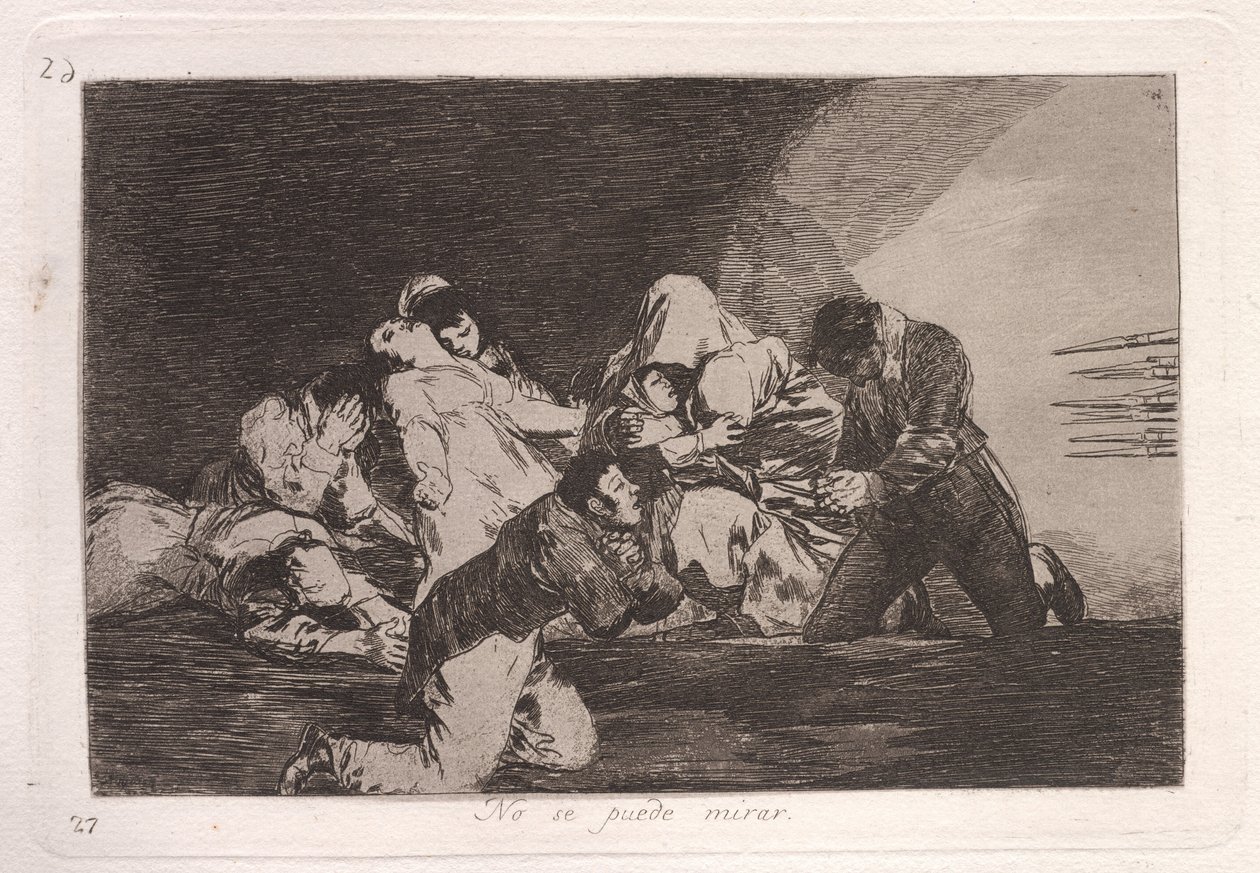 Non si può guardare da Francisco de Goya