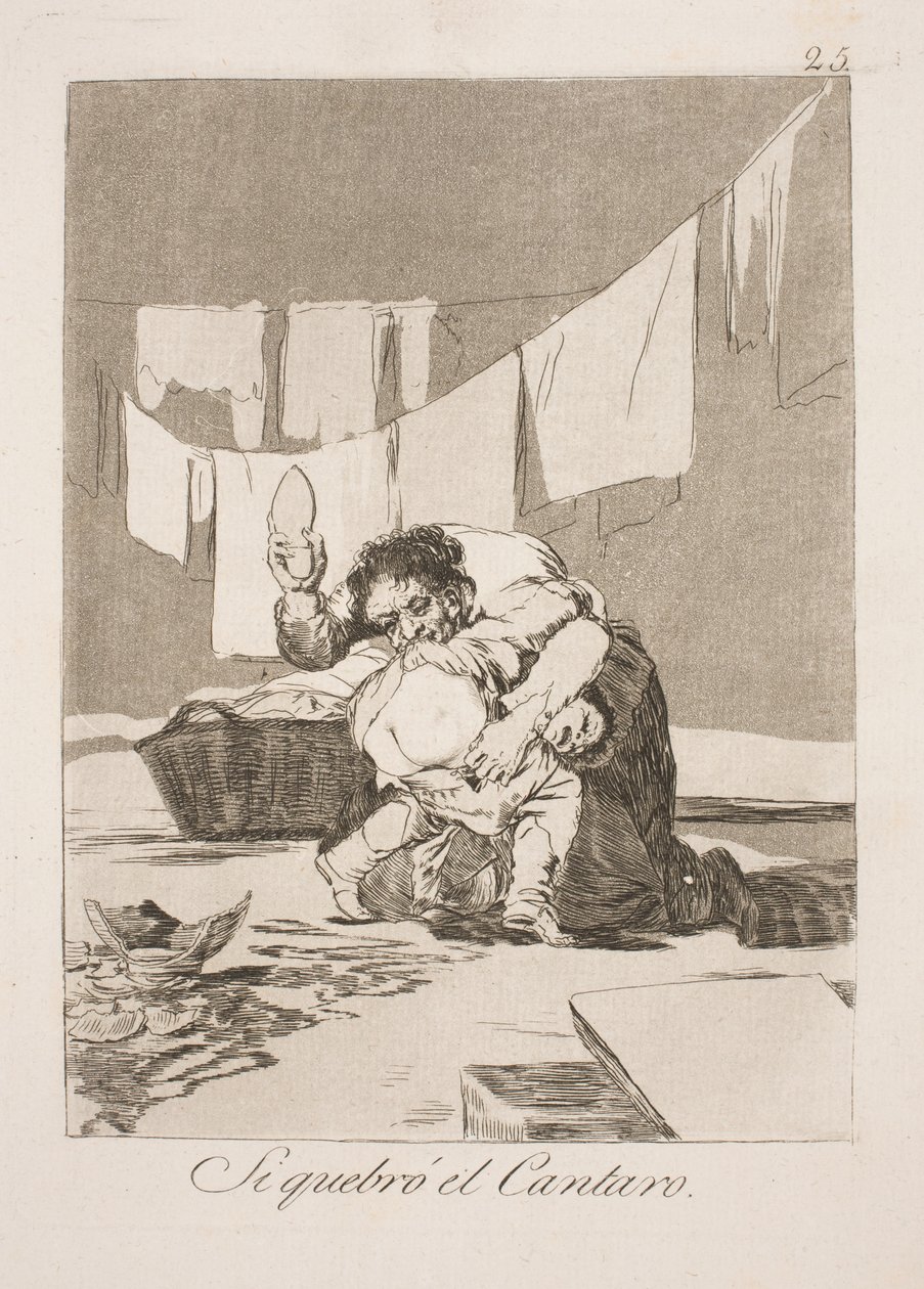 Quando si rompe la brocca da Francisco de Goya