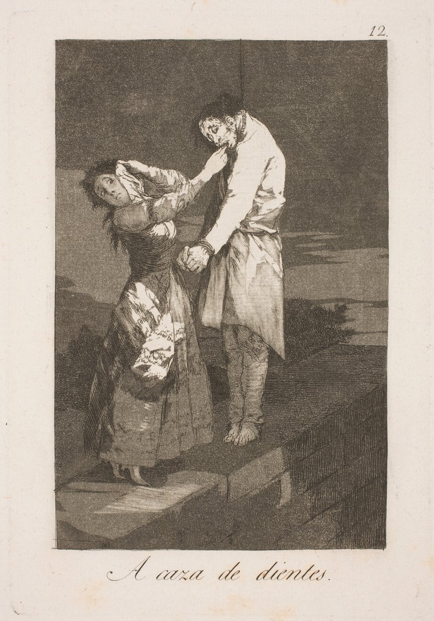 Alla ricerca dei denti da Francisco de Goya