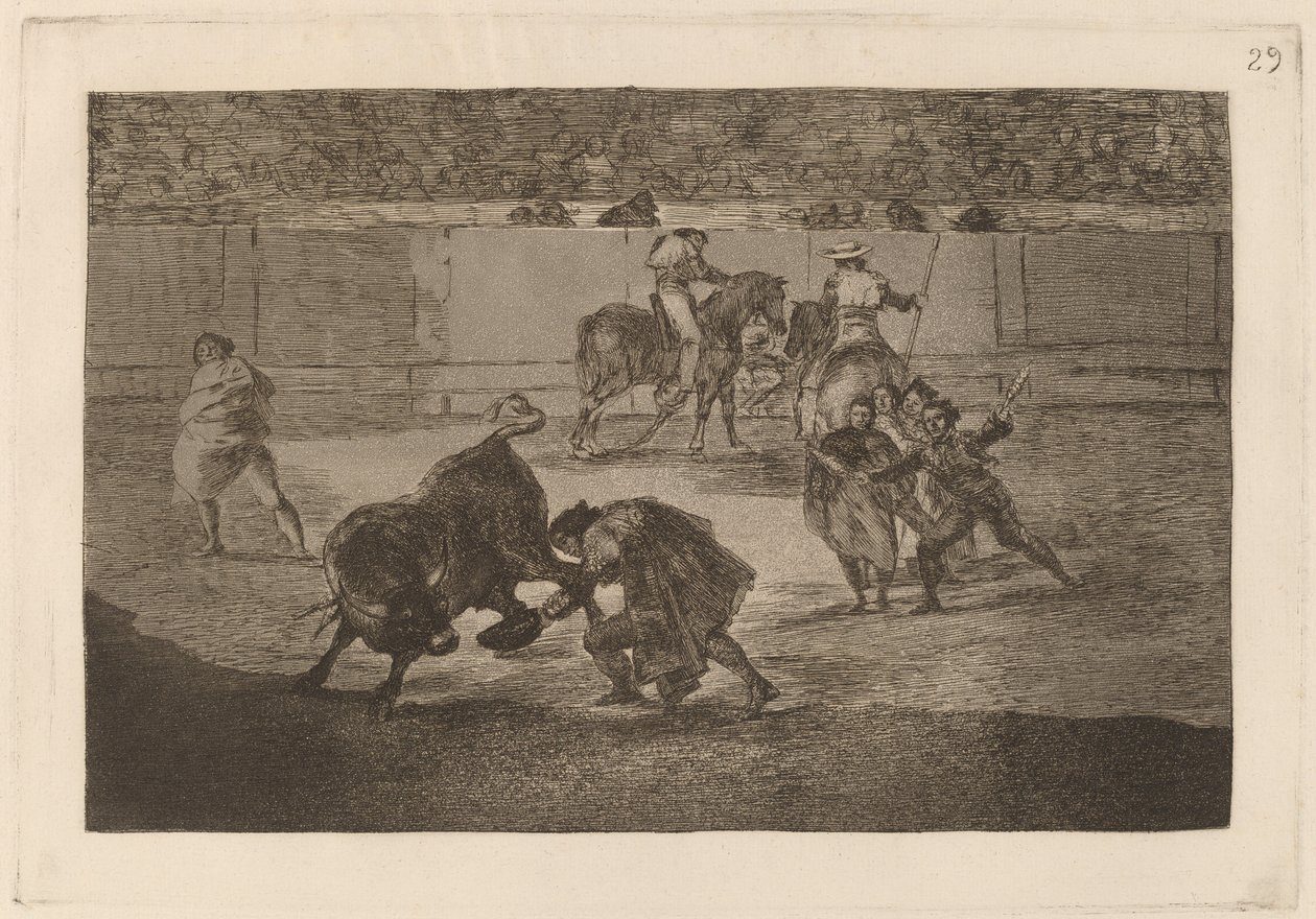 Pepe Illo fa il passaggio del "Recorte" da Francisco de Goya