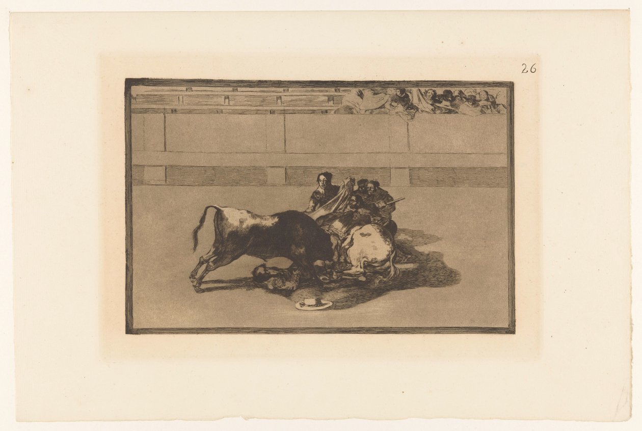 Picador caduto dal cavallo da Francisco de Goya