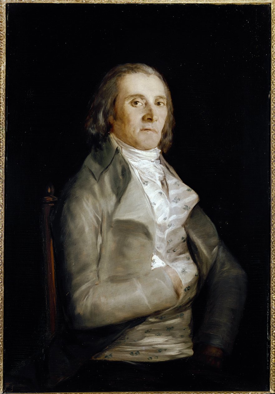 Ritratto di Don Andres del Peral, pittore decoratore da Francisco de Goya