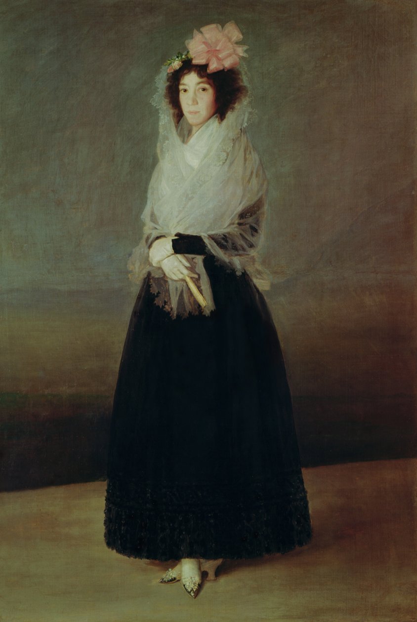 Ritratto della contessa di Carpio (1757-95) Marquesa de la Solana, c.1793 da Francisco de Goya