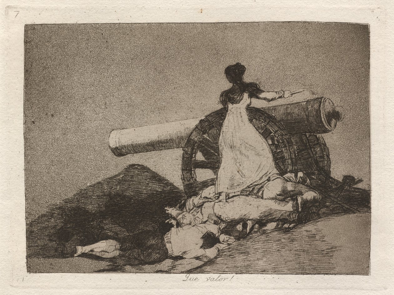 Che coraggio! (Que valor!) da Francisco de Goya