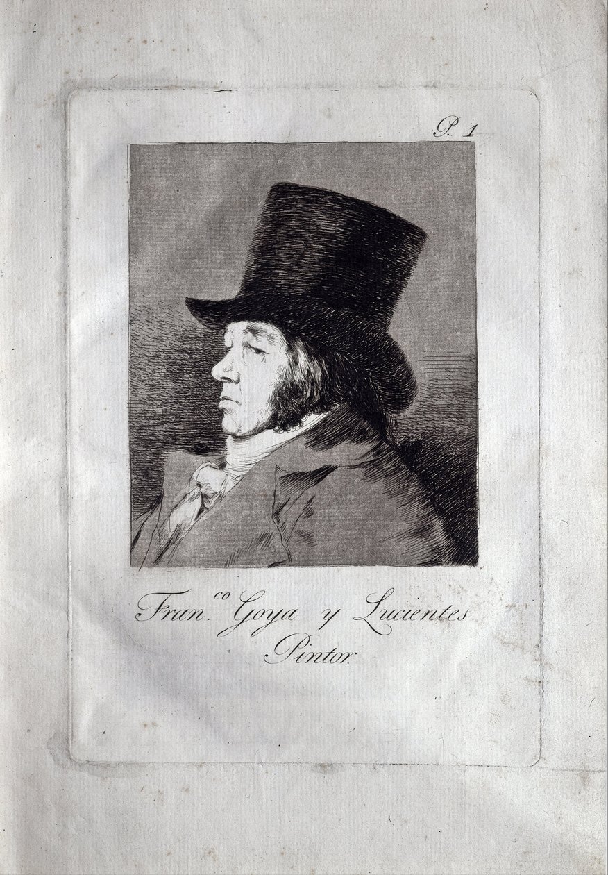 Autoritratto, 1799 da Francisco de Goya