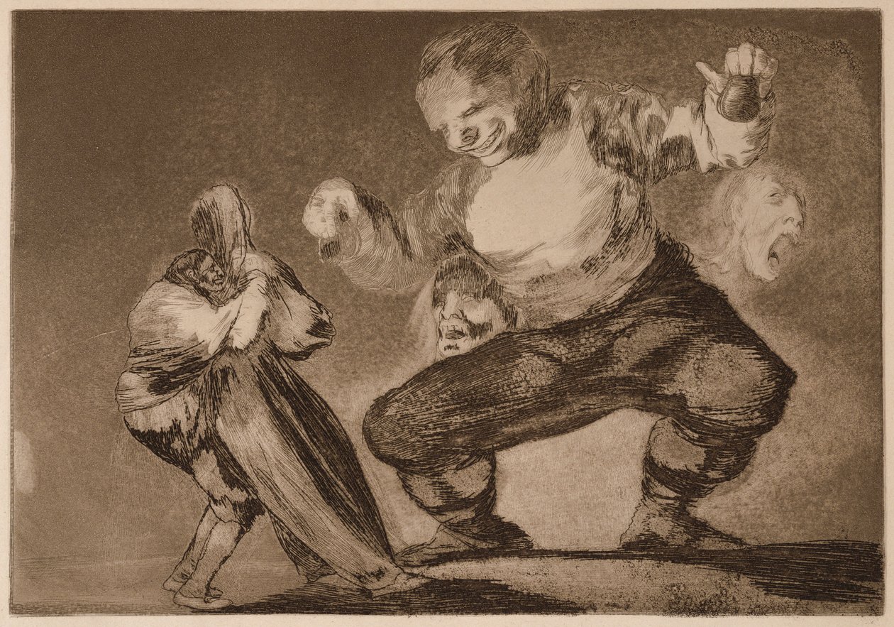 Simpleton (Sciocco), dalla serie Los Disparates da Francisco de Goya