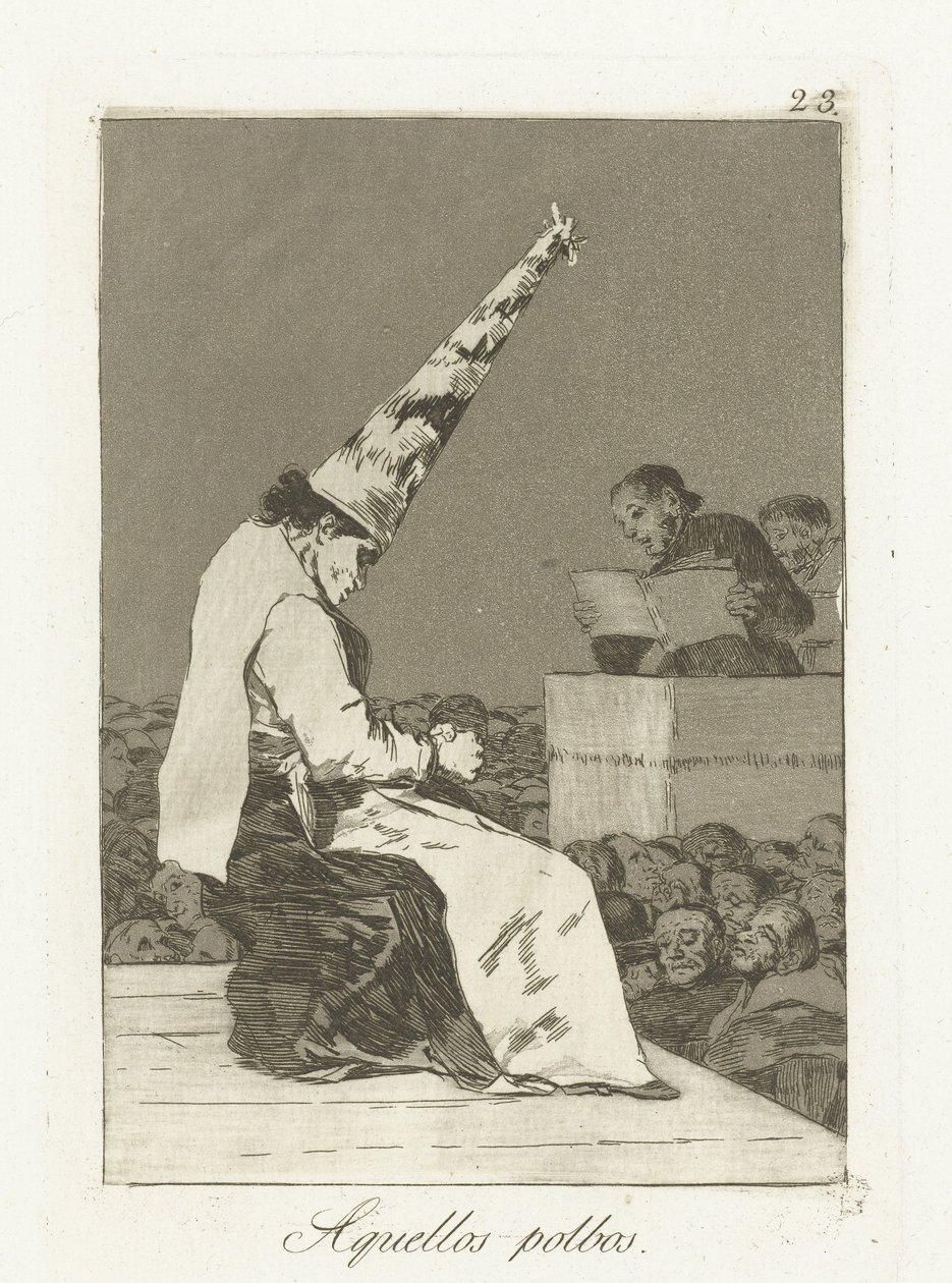 Particelle di polvere da Francisco de Goya