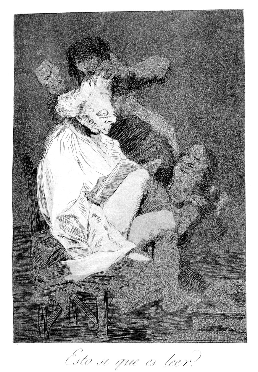Questo è certamente saper leggere da Francisco de Goya