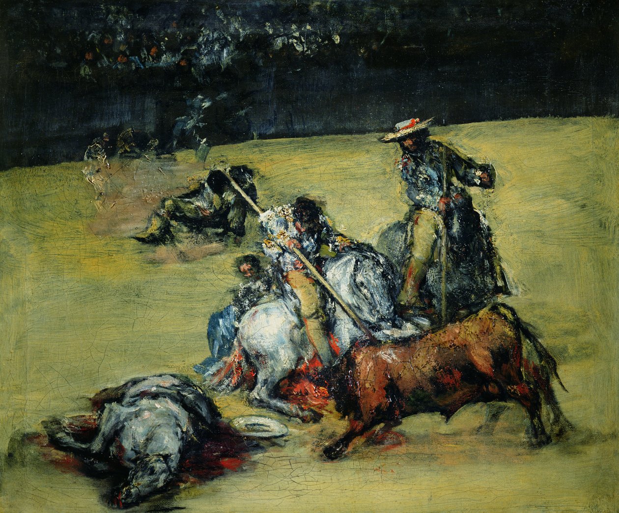 La corrida, c.1825 da Francisco de Goya