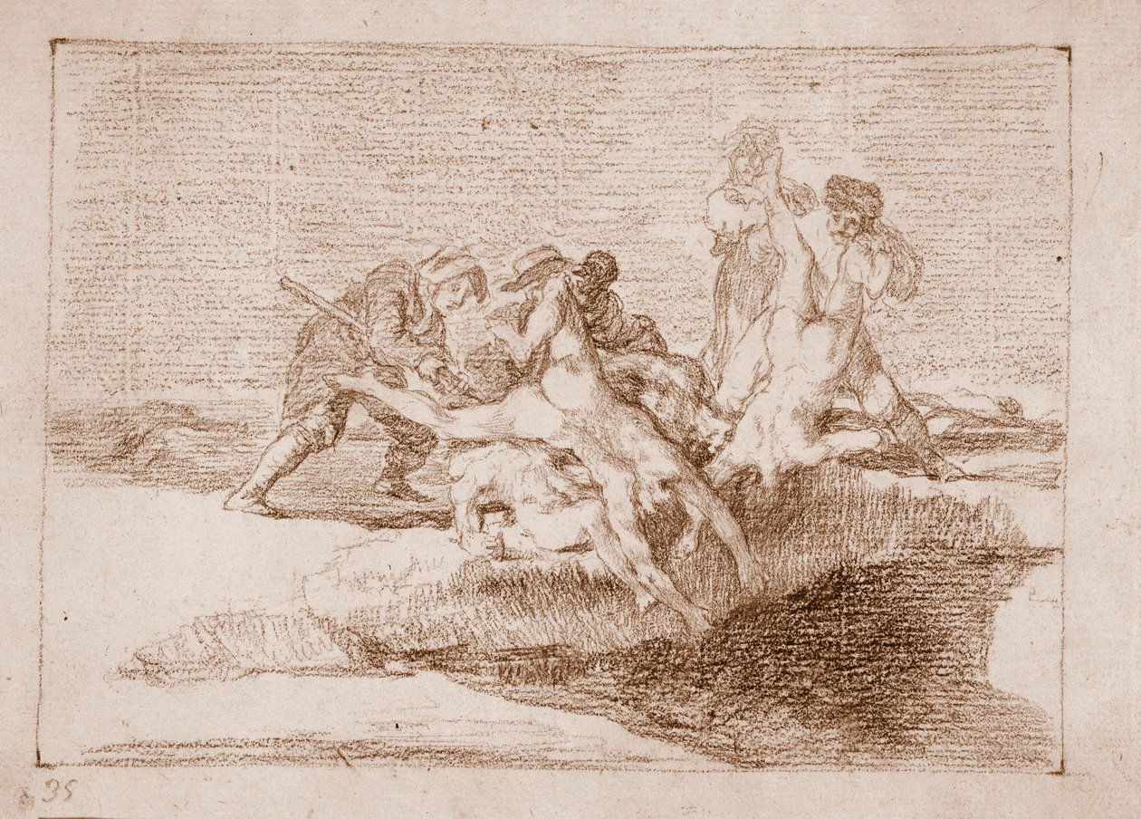 I disastri della guerra: Carità da Francisco de Goya