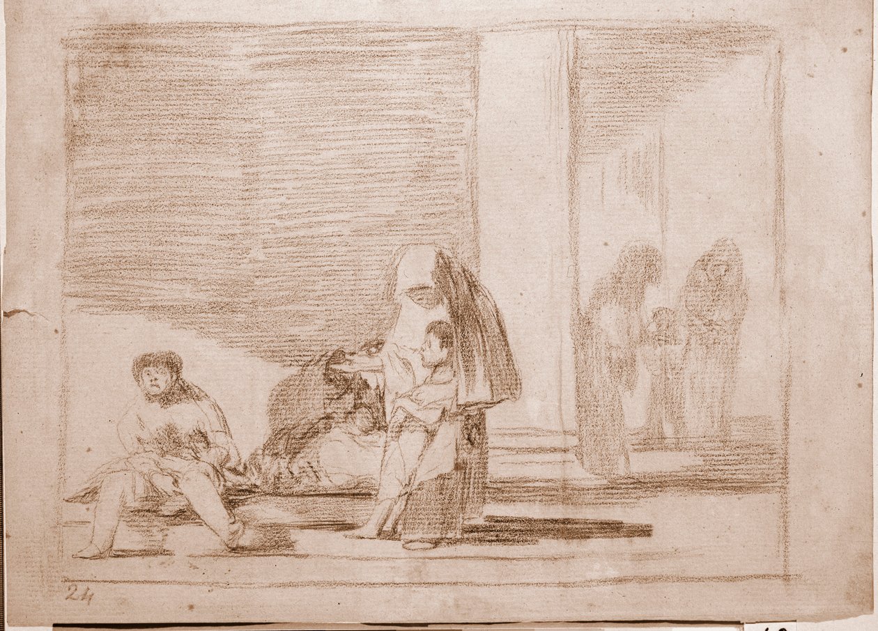 I disastri della guerra: Sani e malati da Francisco de Goya