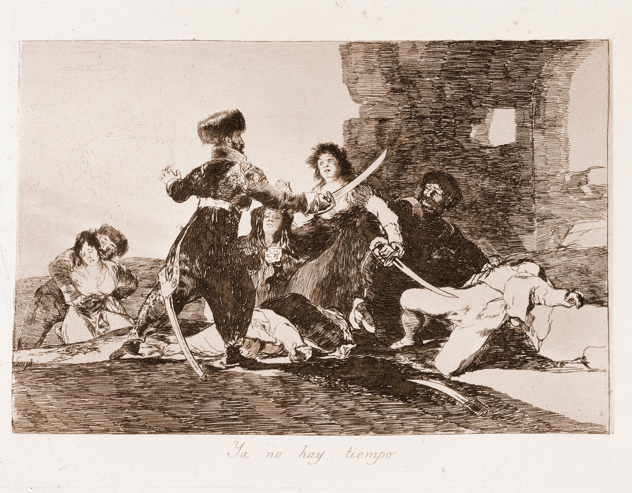 I disastri della guerra: È già troppo tardi da Francisco de Goya