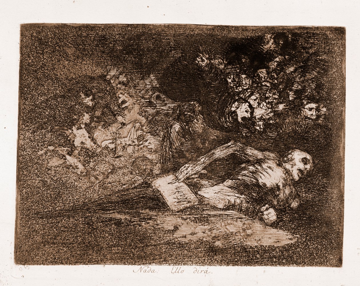 I disastri della guerra: Niente, questo è quello che dirà da Francisco de Goya