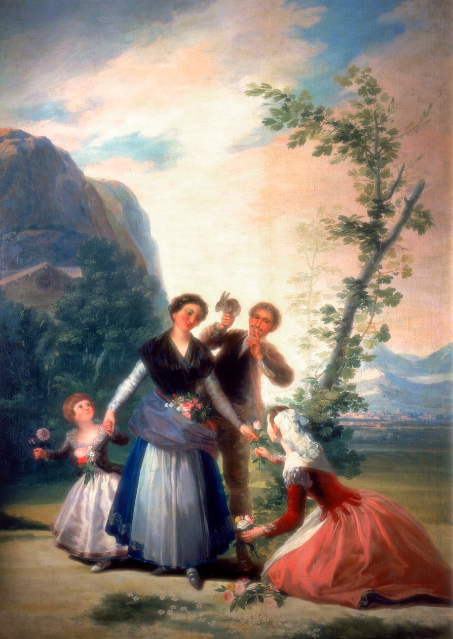 I fioristi o la primavera da Francisco de Goya