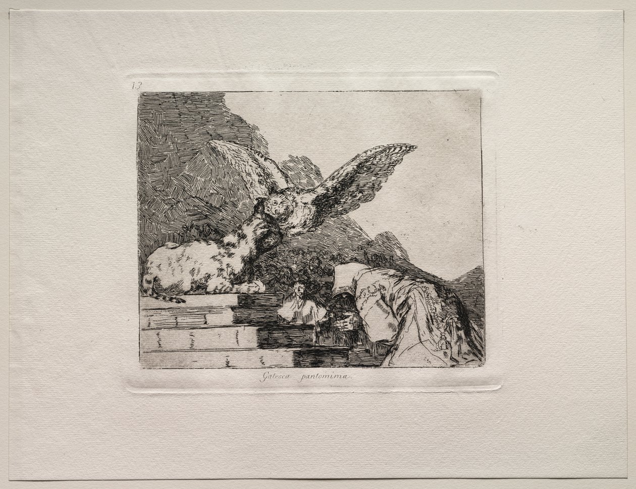 Gli orrori della guerra: Pantomima felina da Francisco de Goya