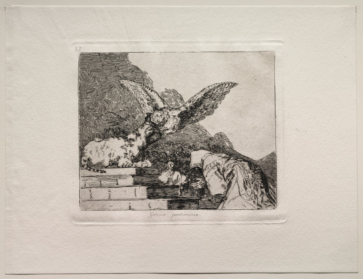 Gli orrori della guerra: Pantomima felina da Francisco de Goya