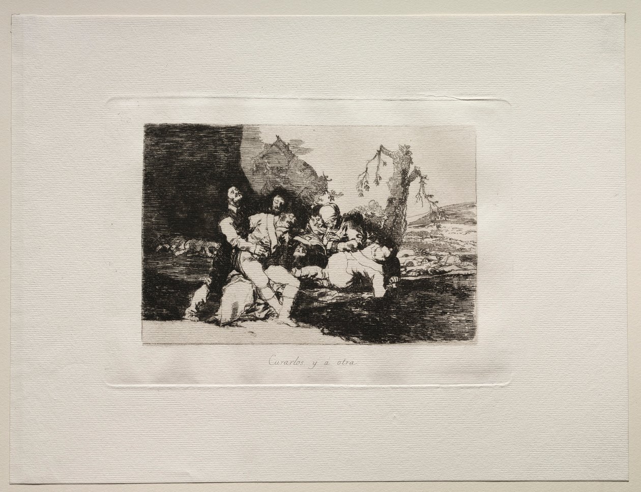 Gli orrori della guerra: guariscili e passa al prossimo da Francisco de Goya