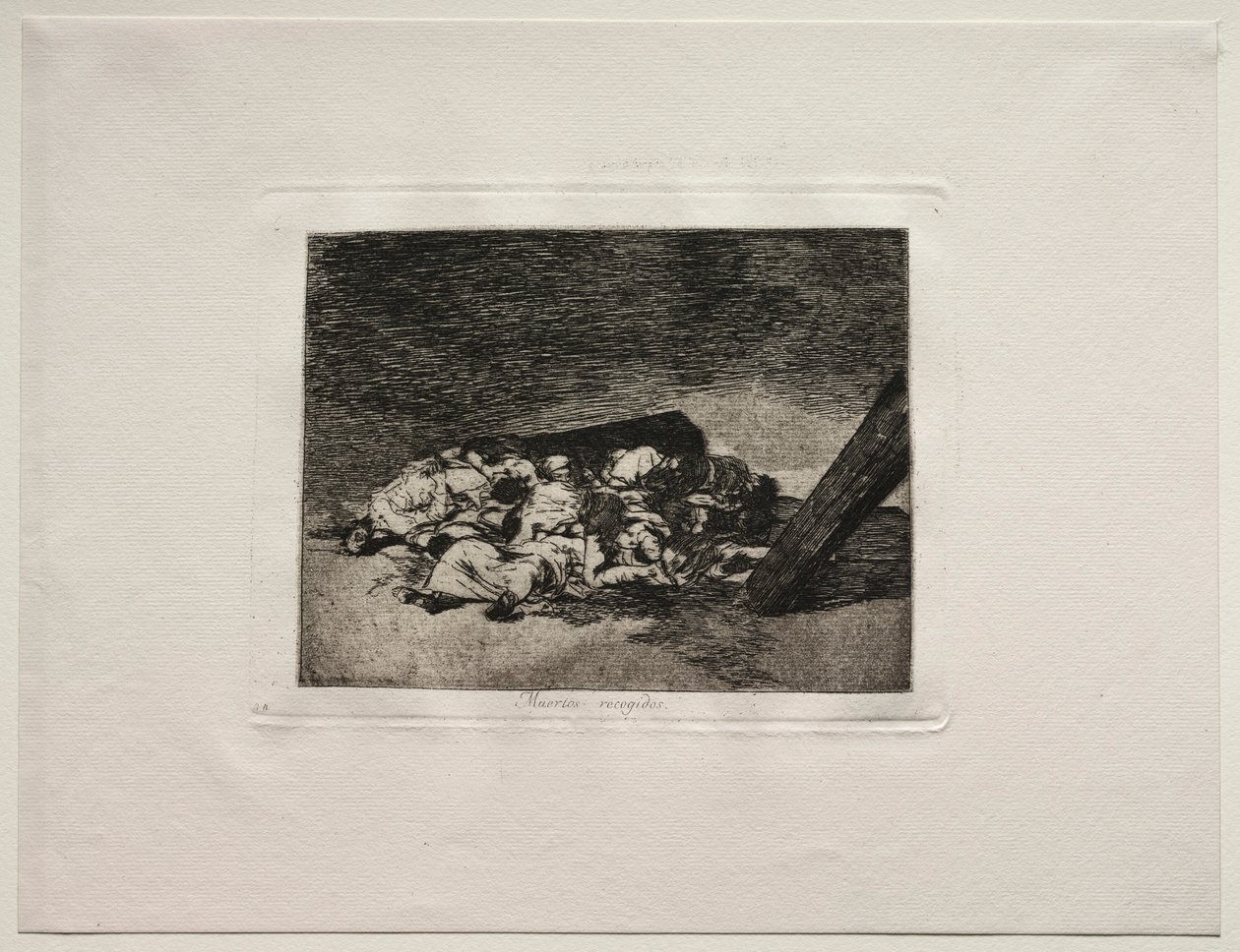 Gli orrori della guerra: Raccolta dei morti da Francisco de Goya