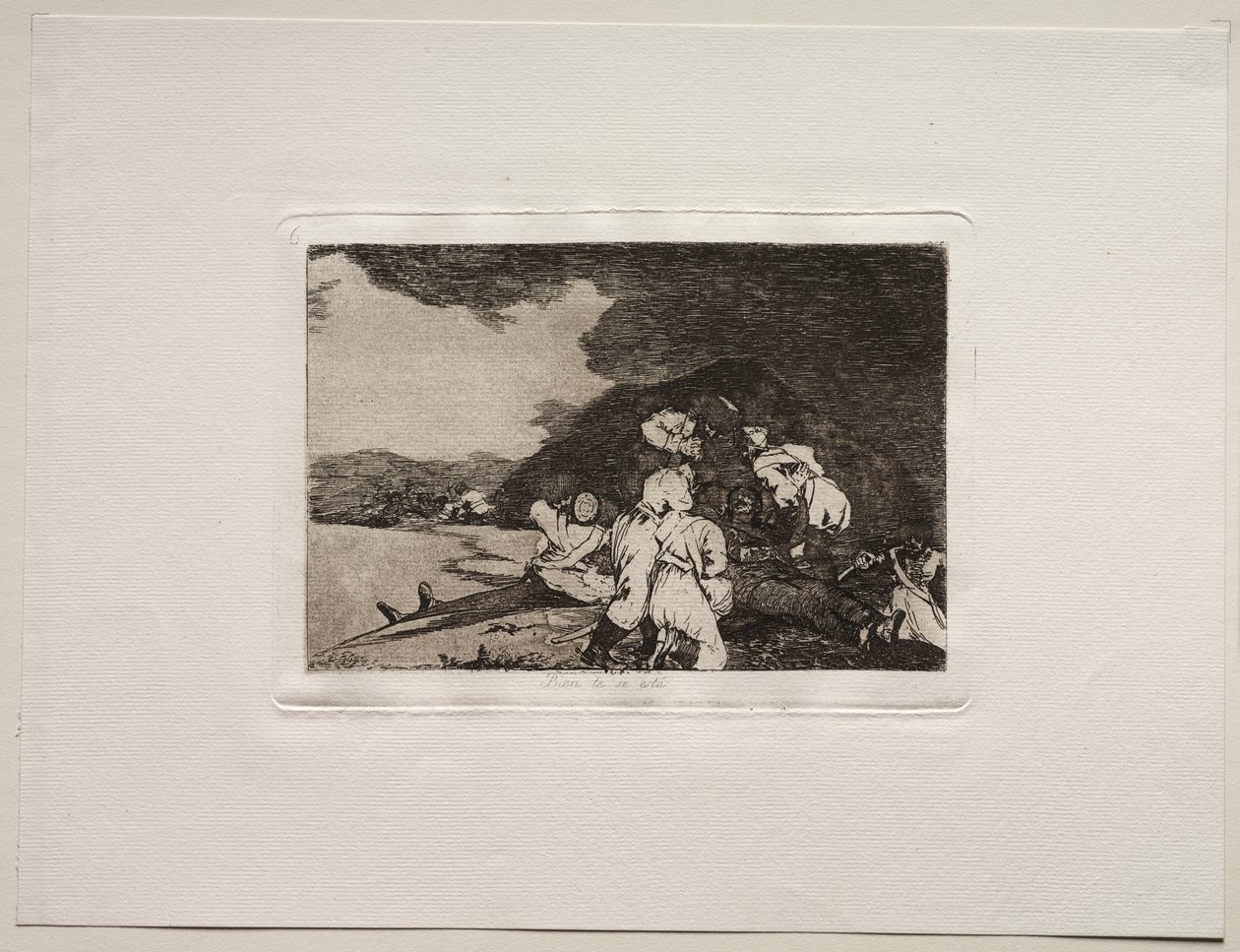 Gli orrori della guerra: Ben ti sta! da Francisco de Goya