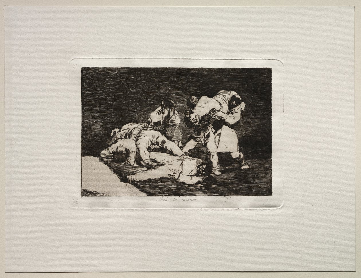 Gli orrori della guerra: Sarà lo stesso da Francisco de Goya