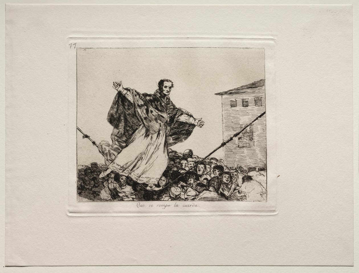 Gli orrori della guerra: Che la corda si spezzi da Francisco de Goya