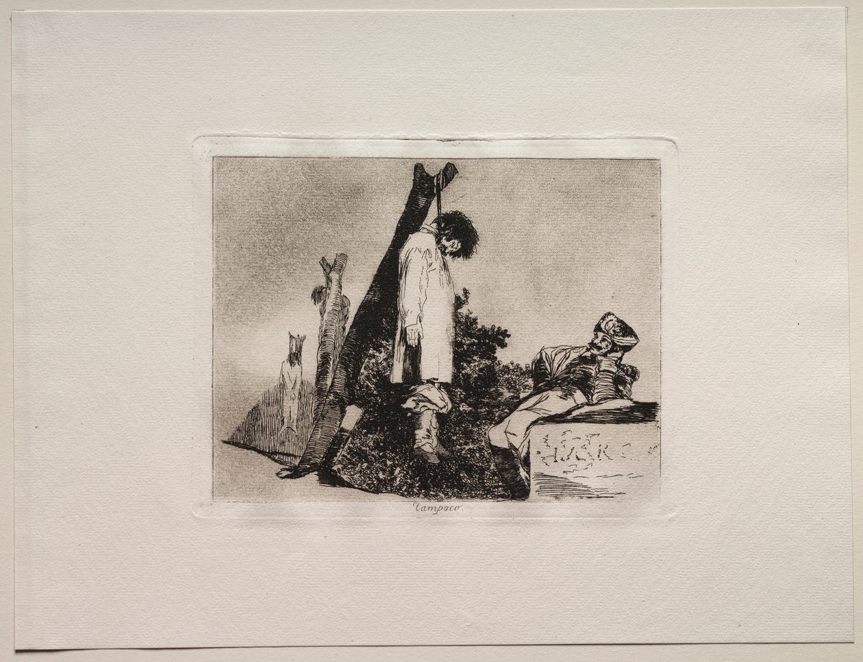 Gli orrori della guerra: Non in questo caso da Francisco de Goya