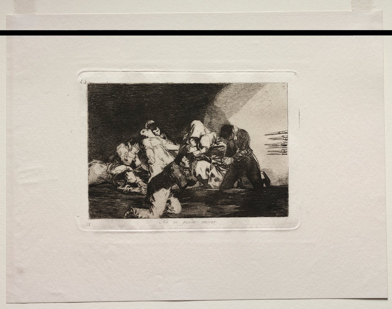 Gli orrori della guerra: uno non può guardare da Francisco de Goya