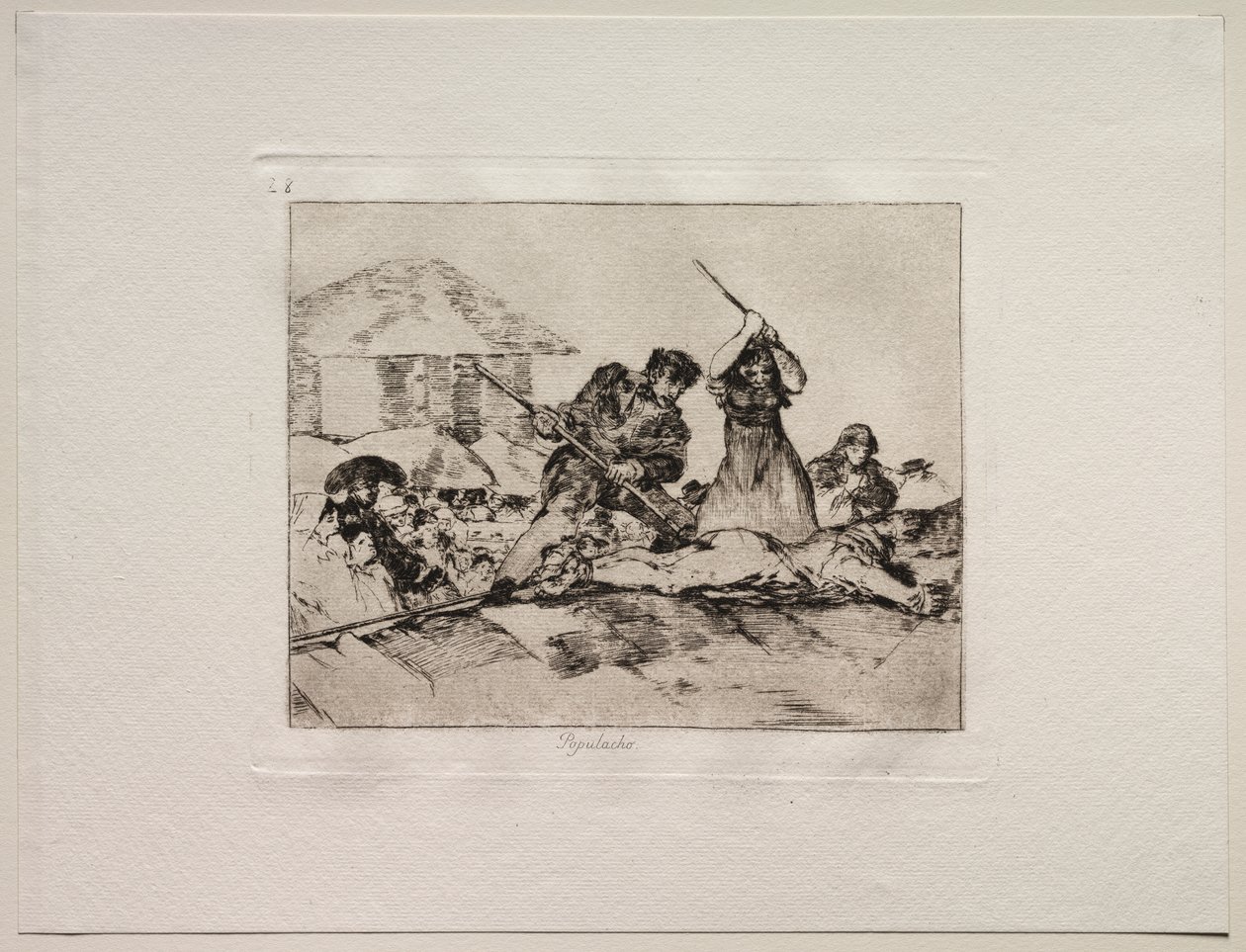 Gli orrori della guerra: Marmaglia da Francisco de Goya