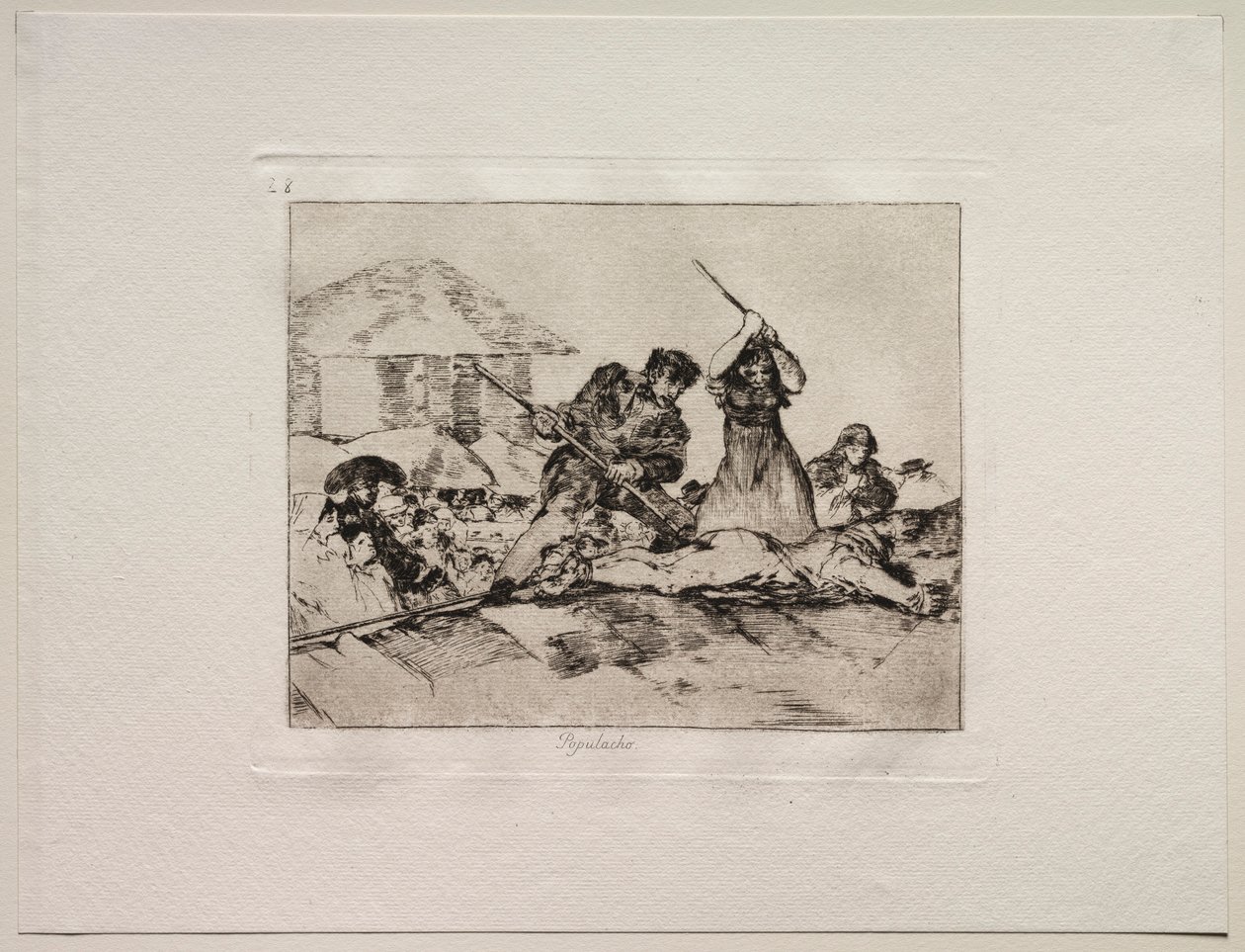 Gli orrori della guerra: Marmaglia da Francisco de Goya