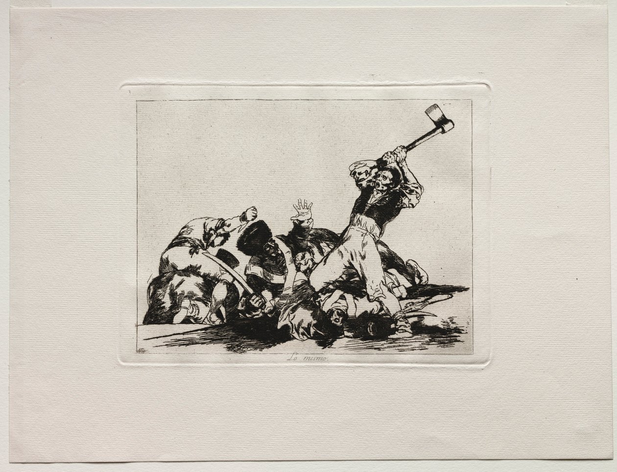 Gli orrori della guerra: Lo stesso da Francisco de Goya