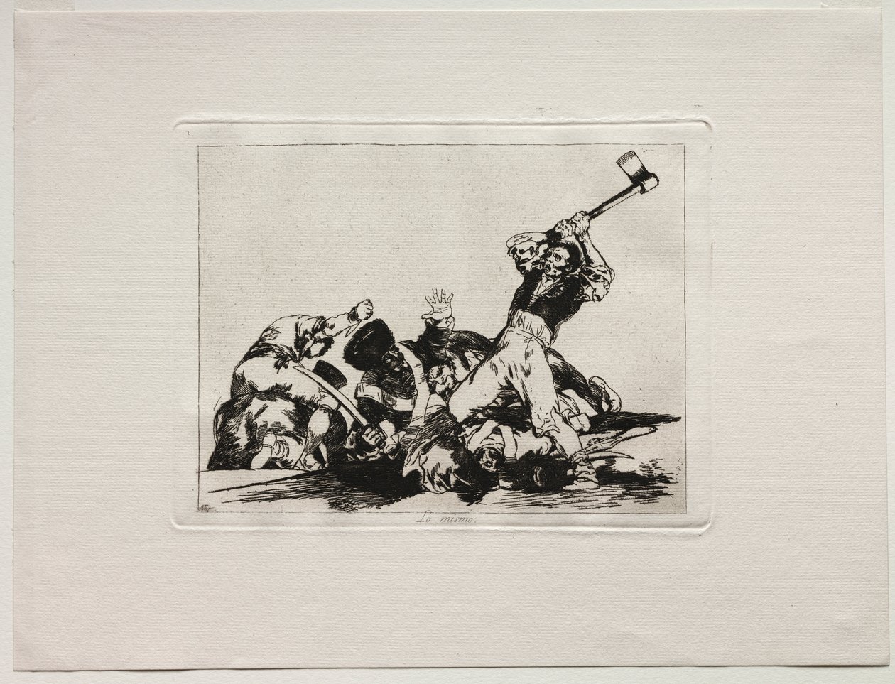 Gli orrori della guerra: Lo stesso da Francisco de Goya