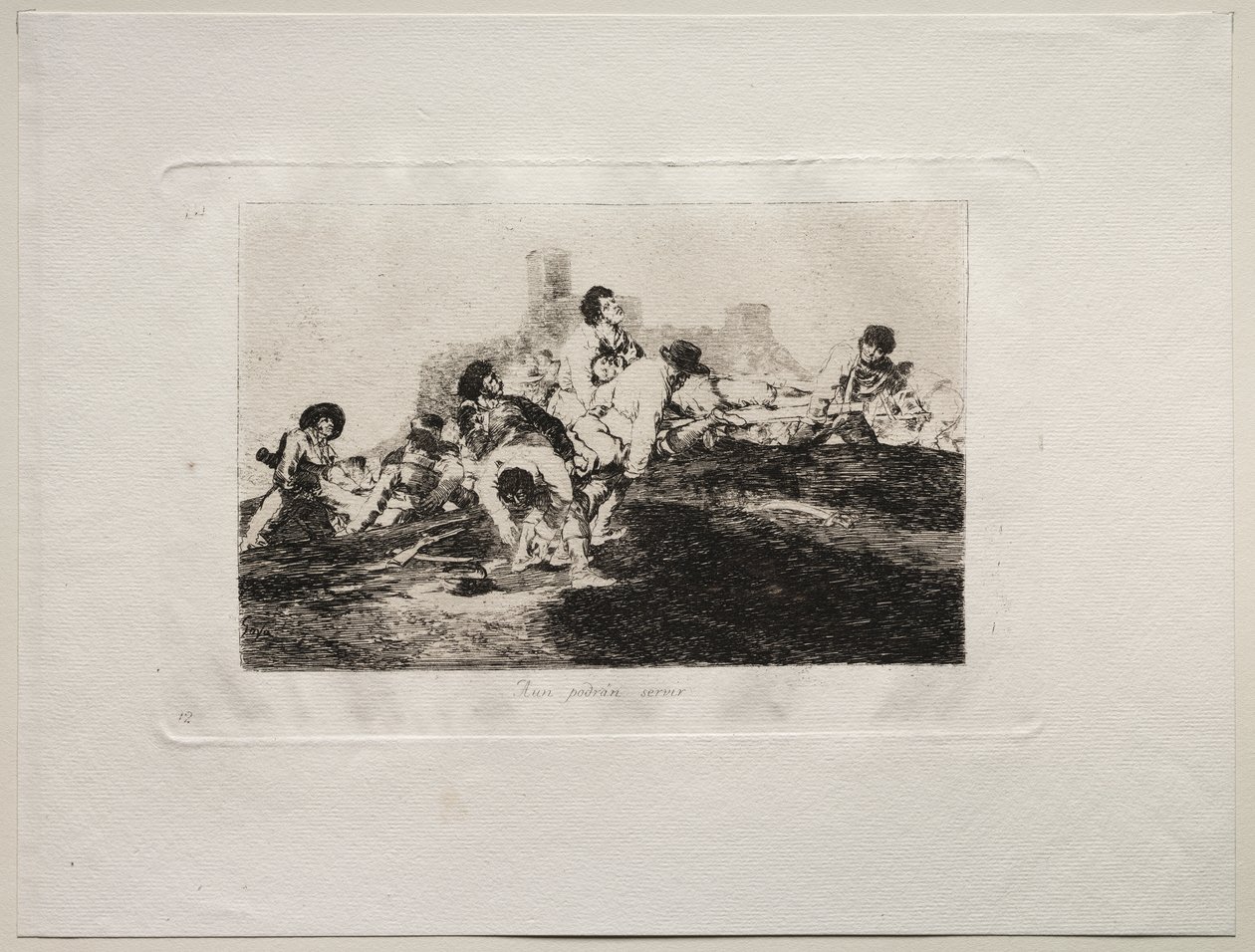 Gli orrori della guerra: Possono ancora essere utili da Francisco de Goya