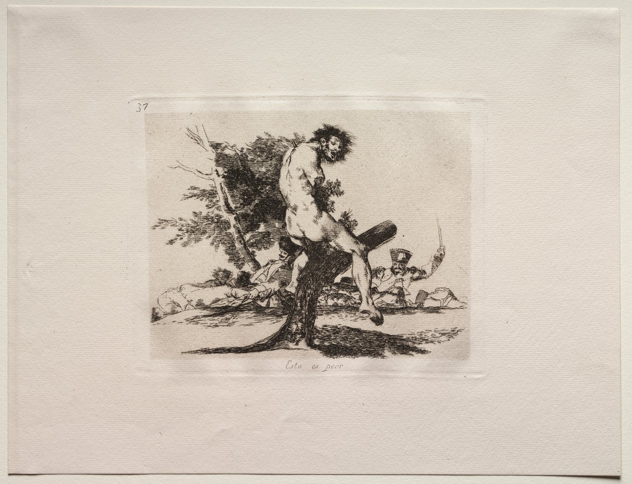 Gli orrori della guerra: questo è peggio da Francisco de Goya