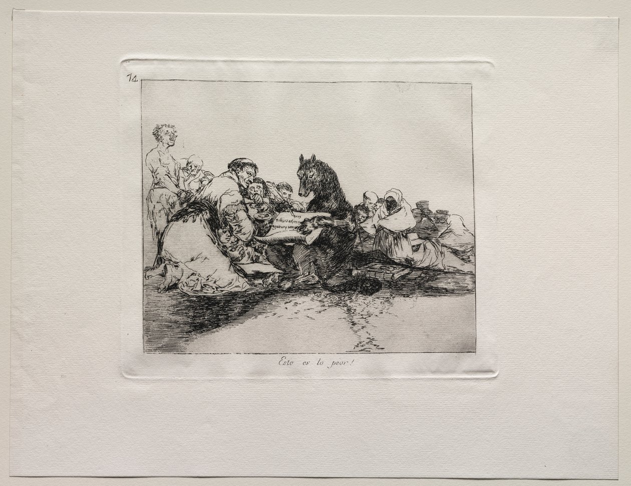 Gli orrori della guerra: Questo è il peggio! da Francisco de Goya