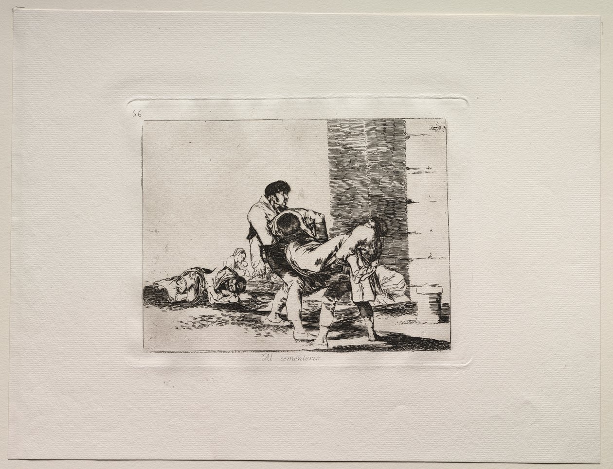Gli orrori della guerra: Al cimitero da Francisco de Goya