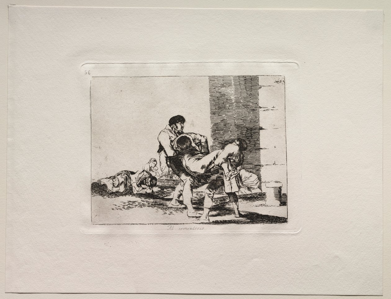 Gli orrori della guerra: al cimitero da Francisco de Goya
